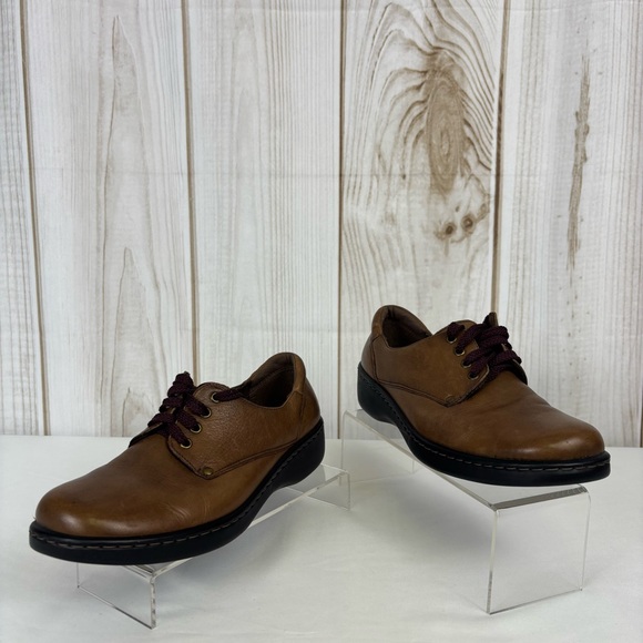 Naturalizer Leather 90’s Y2K Lace Up Comfort Oxford Dressy Shoes Brown Size 6.5 - Picture 3 of 15